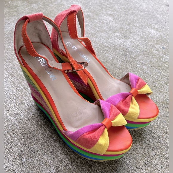 Vimisaoi Ruilian Rainbow wedges 🌈 - Picture 2 of 5